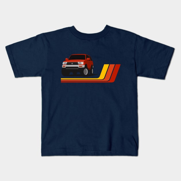 Toyota 4Runner Kids T-Shirt by TheArchitectsGarage